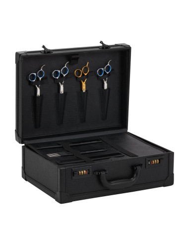 Valise barbier noire 
