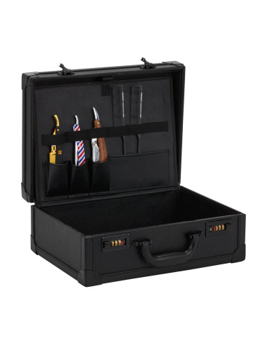 Valise barbier noire 