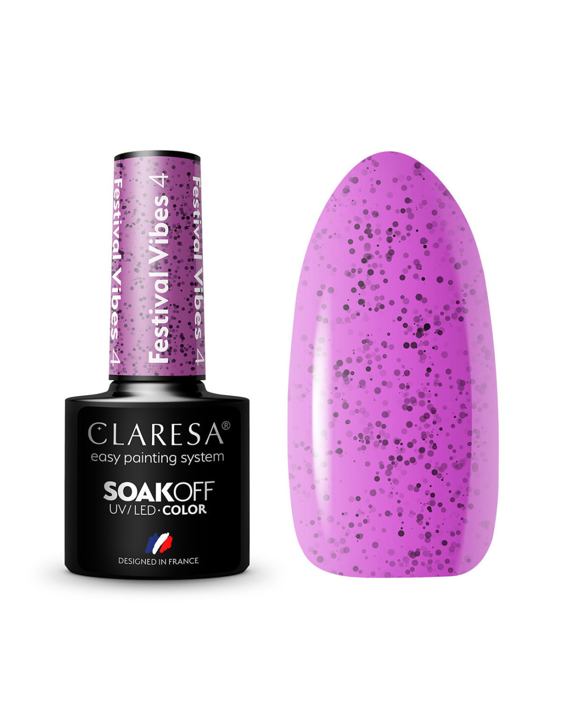 CLARESA Festival Vibes vernis hybride 4 -5g 