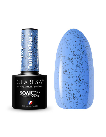 CLARESA Festival Vibes 5 Hybrid Nail Polish -5g