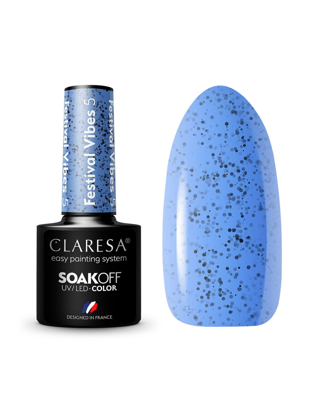 CLARESA Festival Vibes 5 Hybrid Nail Polish -5g