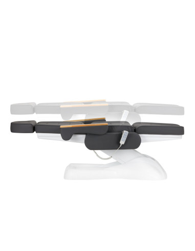 Poltrona estetica elettrica Sillon Lux 273b 3 motori grigia