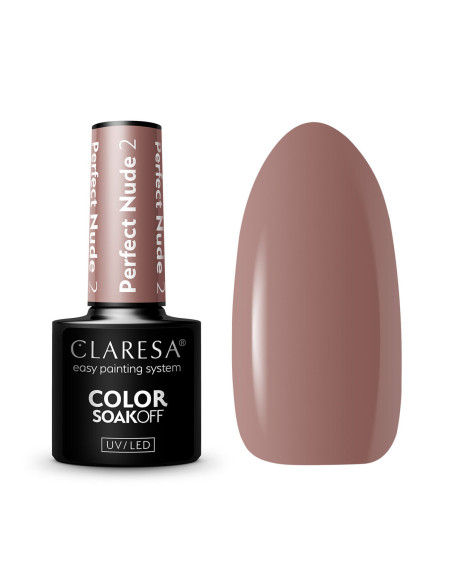 CLARESA PERFECT NUDE 2 hybrid nail polish -5g