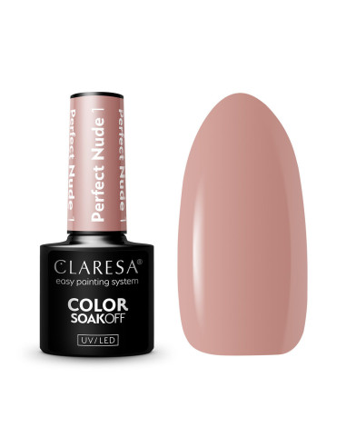 CLARESA PERFECT NUDE 1 -5g Hybrid-Nagellack