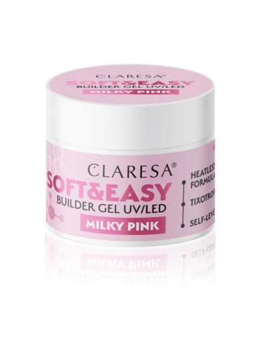 Claresa Soft&Easy Aufbaugel Milchrosa 45g