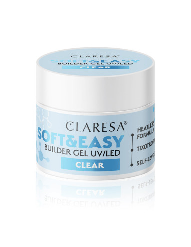 Gel da costruzione Claresa Soft&Easy trasparente 12g