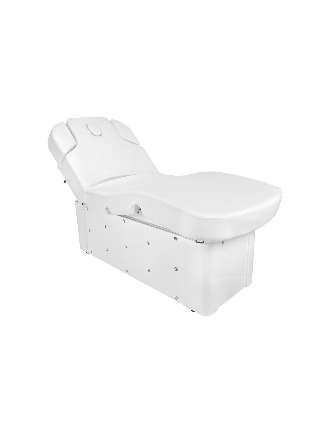 Table de massage électrique Azzurro Krystal 370-3 blanche chauffante 4 moteurs