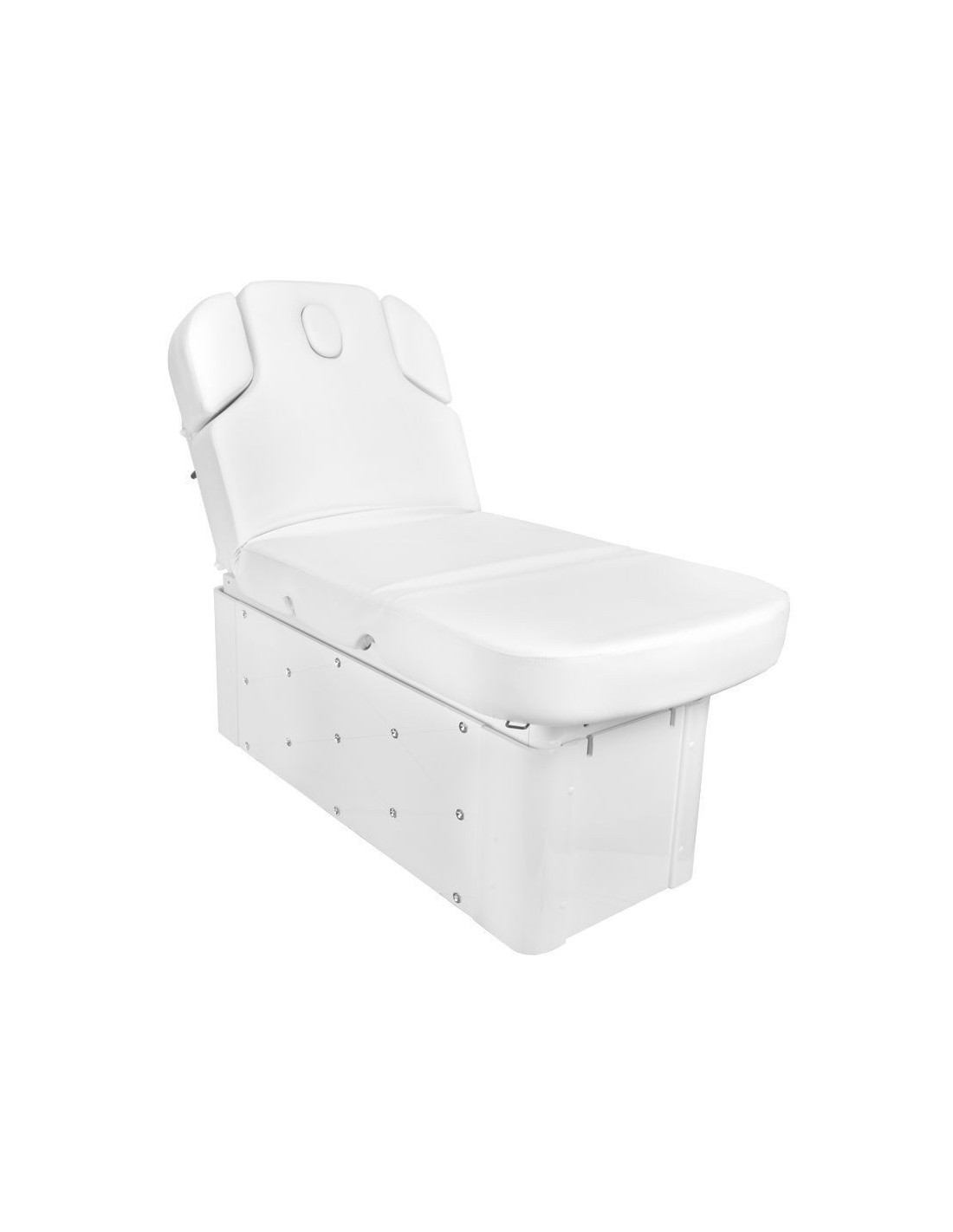 Azzurro Krystal 370-3 witte elektrische massagetafel met 4 verwarmde motoren