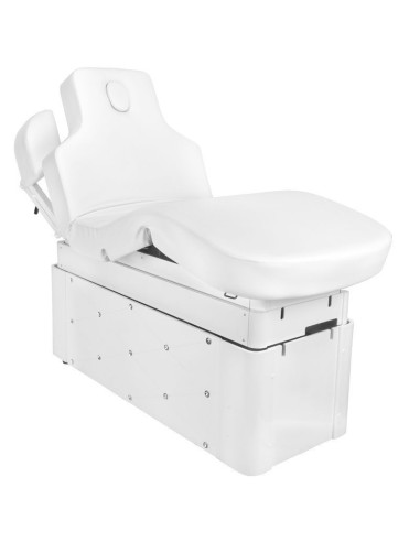 Table de massage électrique Azzurro Krystal 370-3 blanche chauffante 4 moteurs
