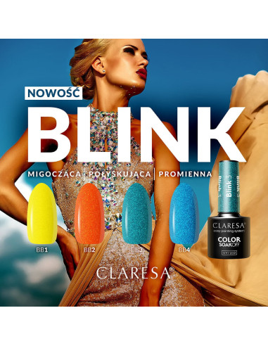 CLARESA Lakier hybrydowy Blink 3 -5g 