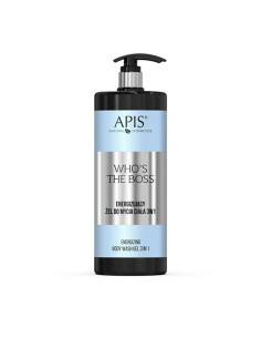 Apis whos the boss gel nettoyant corps énergisant 3en1 1l
