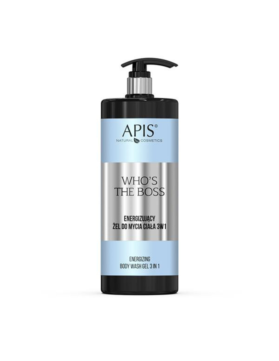 Apis whos the boss energizujący żel do mycia ciała 3w1 1l 