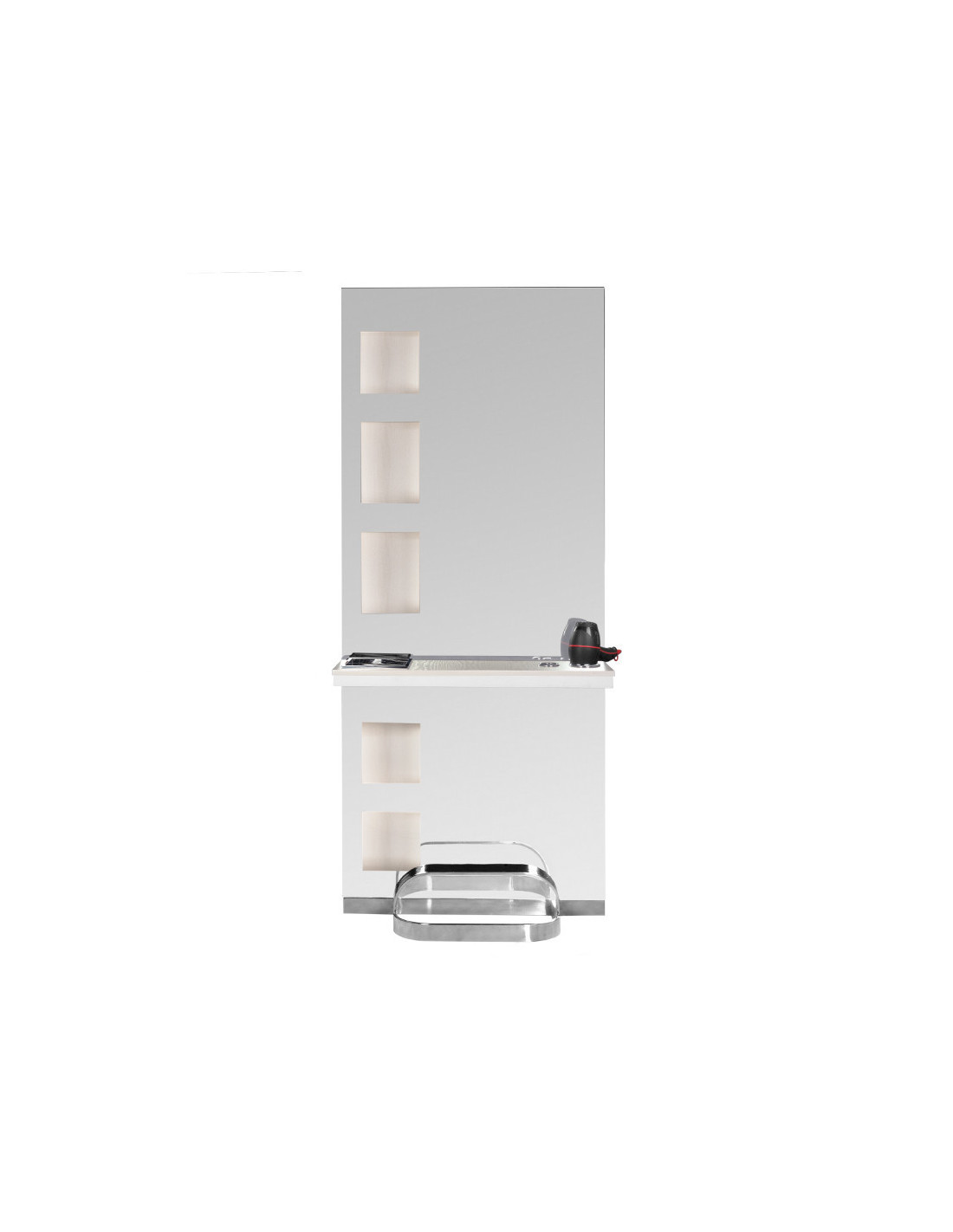 Gabbiano konsola fryzjerska B058 perłowa 