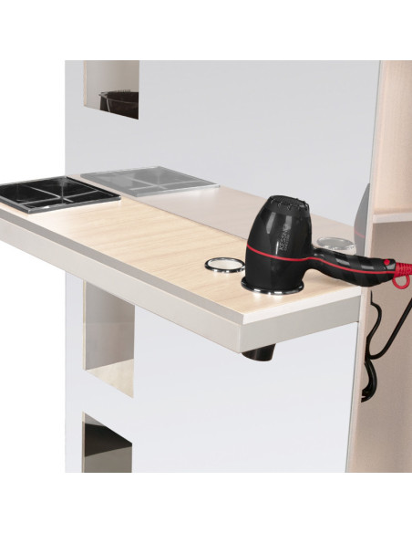 Gabbiano konsola fryzjerska B058 perłowa 