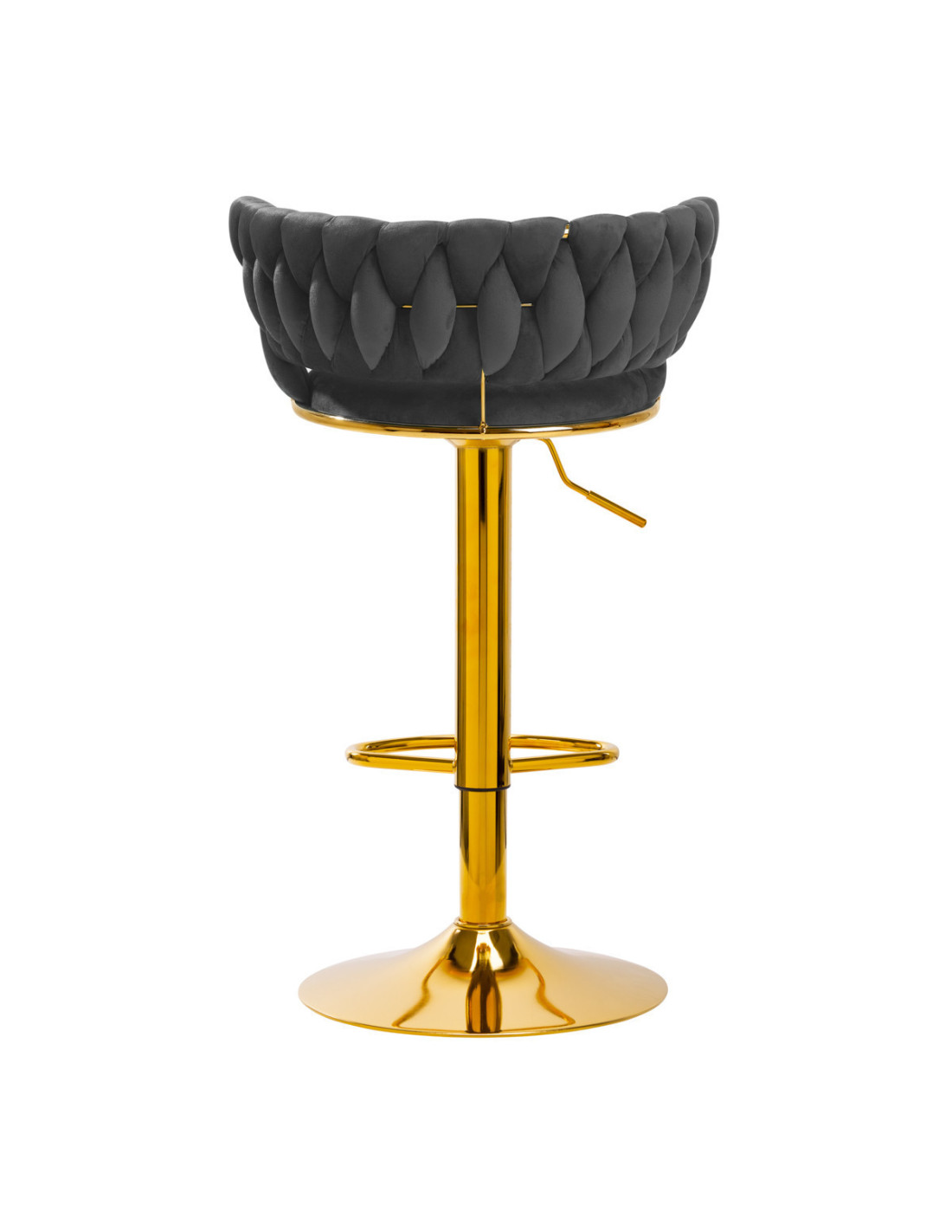 4Rico Hoker barowy QS-B313a aksamit szary 