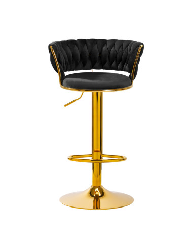 4Rico Hoker barowy QS-B313a aksamit czarny 