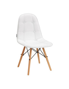 White Scandinavian chairs