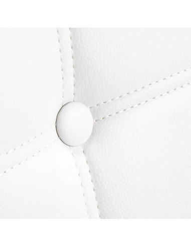 4Rico Krzesło skandynawskie QS-185 eko skóra biała 