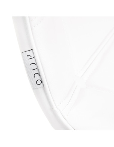 4Rico Krzesło skandynawskie QS-185 eko skóra biała 