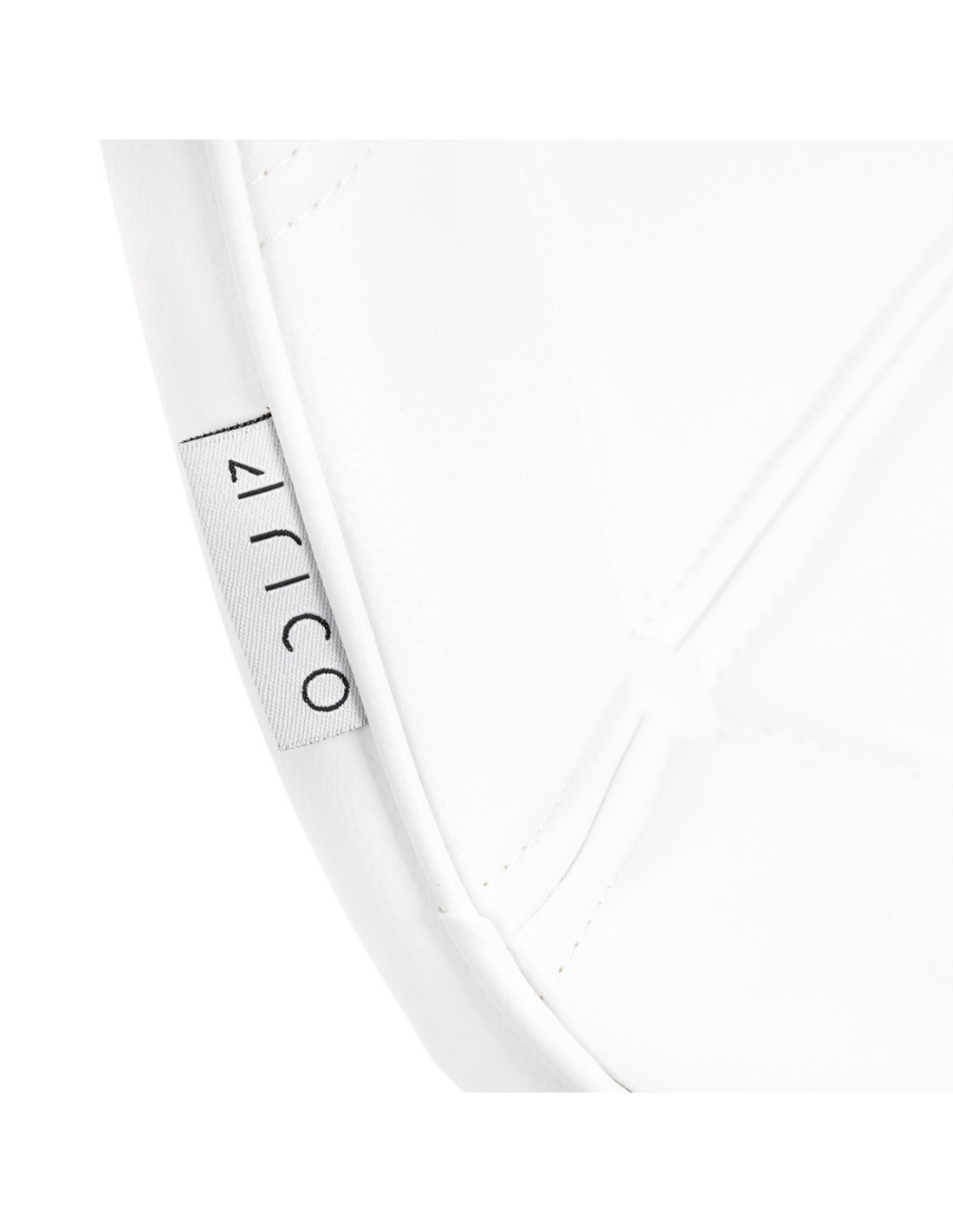 4Rico Krzesło skandynawskie QS-185 eko skóra biała 