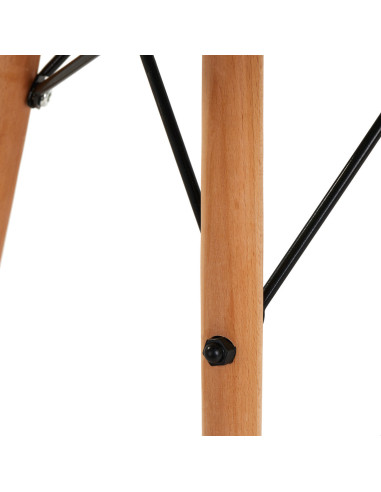 4Rico Krzesło skandynawskie QS-185 eco skóra szare 