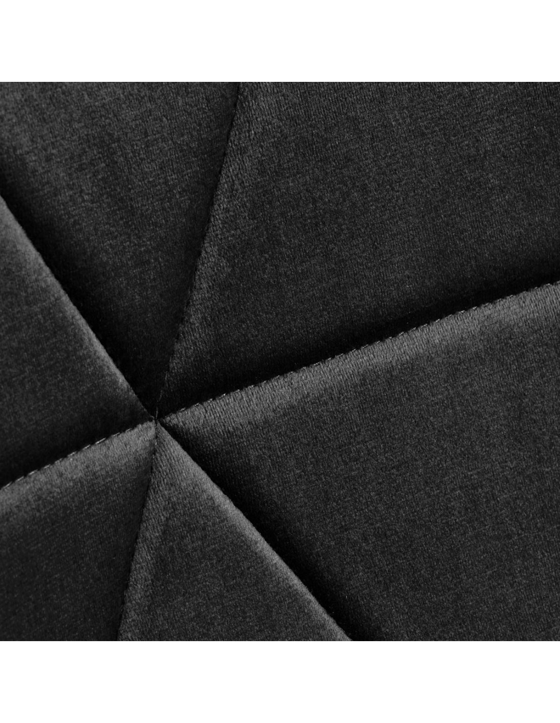 4Rico Krzesło skandynawskie QS-186 aksamit czarny 