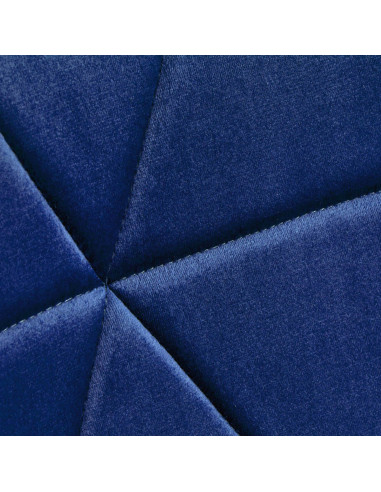 4Rico Krzesło skandynawskie QS-186 aksamit granatowe 