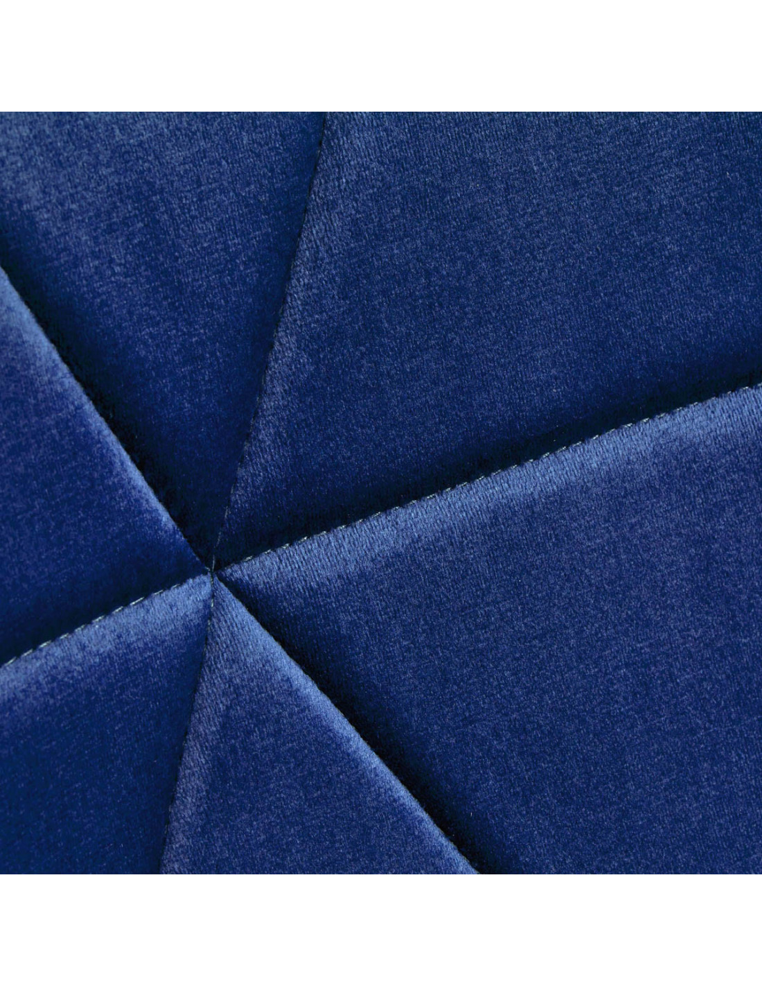 4Rico Krzesło skandynawskie QS-186 aksamit granatowe 