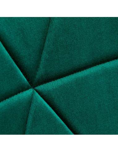 4Rico Krzesło skandynawskie QS-186 aksamit zielone 