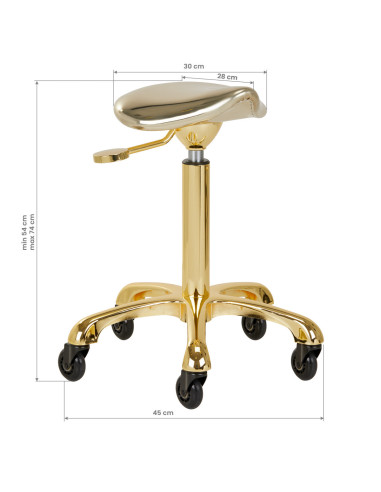 Gabbiano Taboret Fine Gold Roll Speed