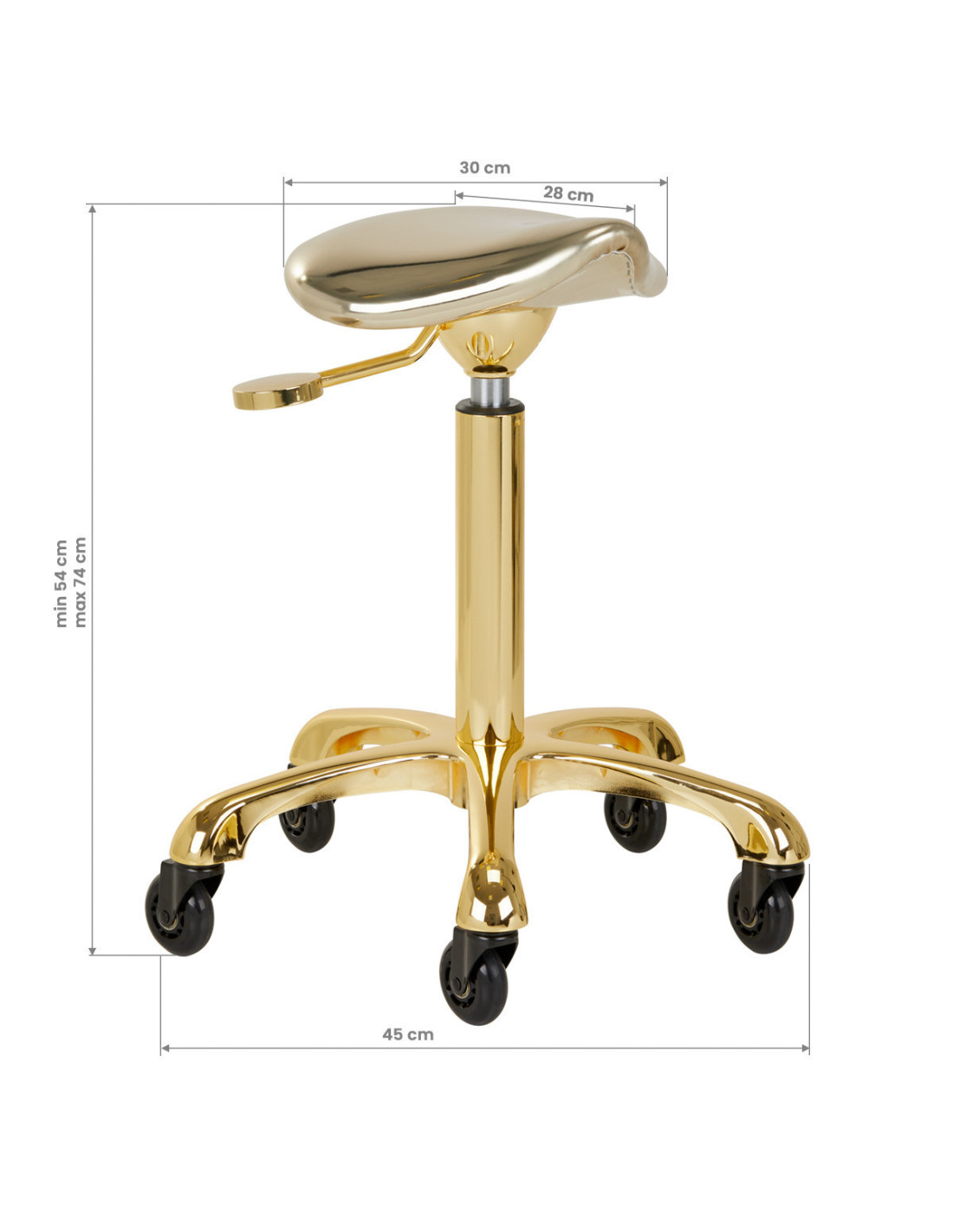 Gabbiano Taboret Fine Gold Roll Speed
