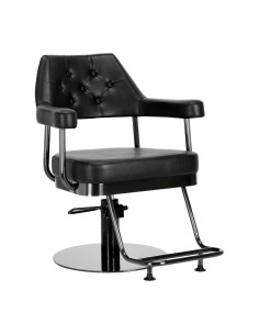 Chaise de coiffure gabbiano granada noir