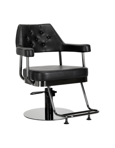 Gabbiano Granada Schwarzer Friseurstuhl {attributes}
