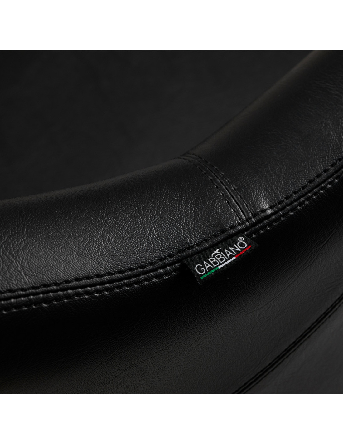  Chaise de coiffure gabbiano burgos noir doré 