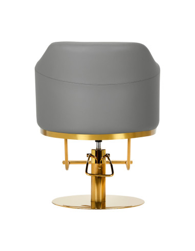 Gabbiano Burgos goldgrauer Friseurstuhl {attributes}