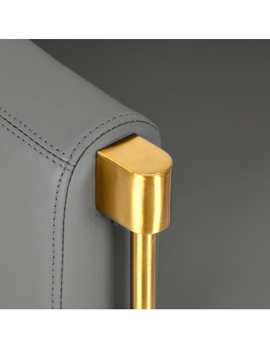 Gabbiano Burgos goldgrauer Friseurstuhl {attributes}