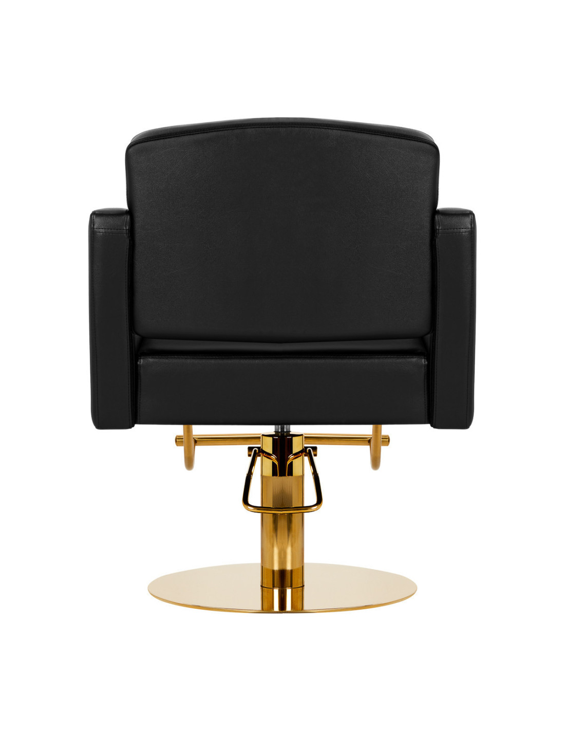  Chaise de coiffure gabbiano turin or noir 