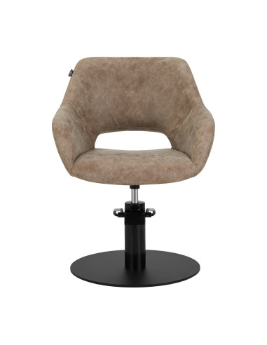  Fauteuil de coiffure marron ancien gabbiano sevilla 