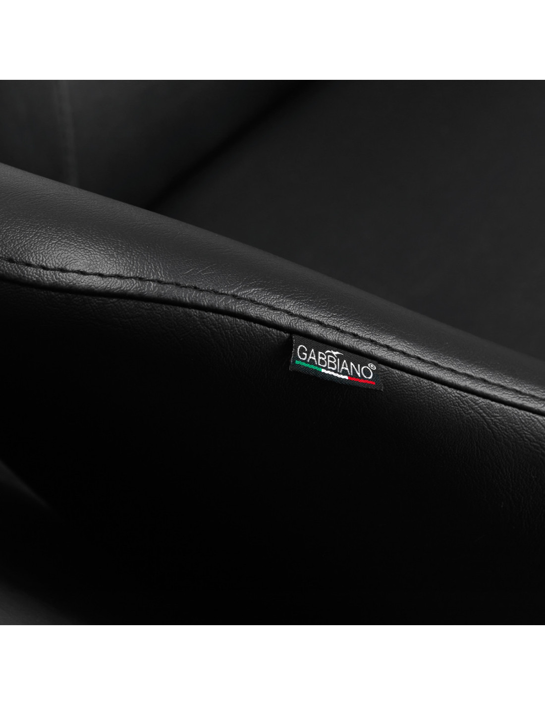 Gabbiano Sevilla schwarzer Friseurstuhl {attributes}