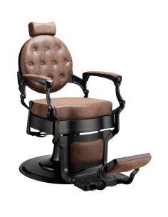 Fauteuil Barbier Florence Marron – Vintage Authentique