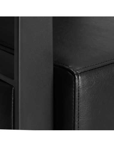  Chaise de coiffure gabbiano modena noir 