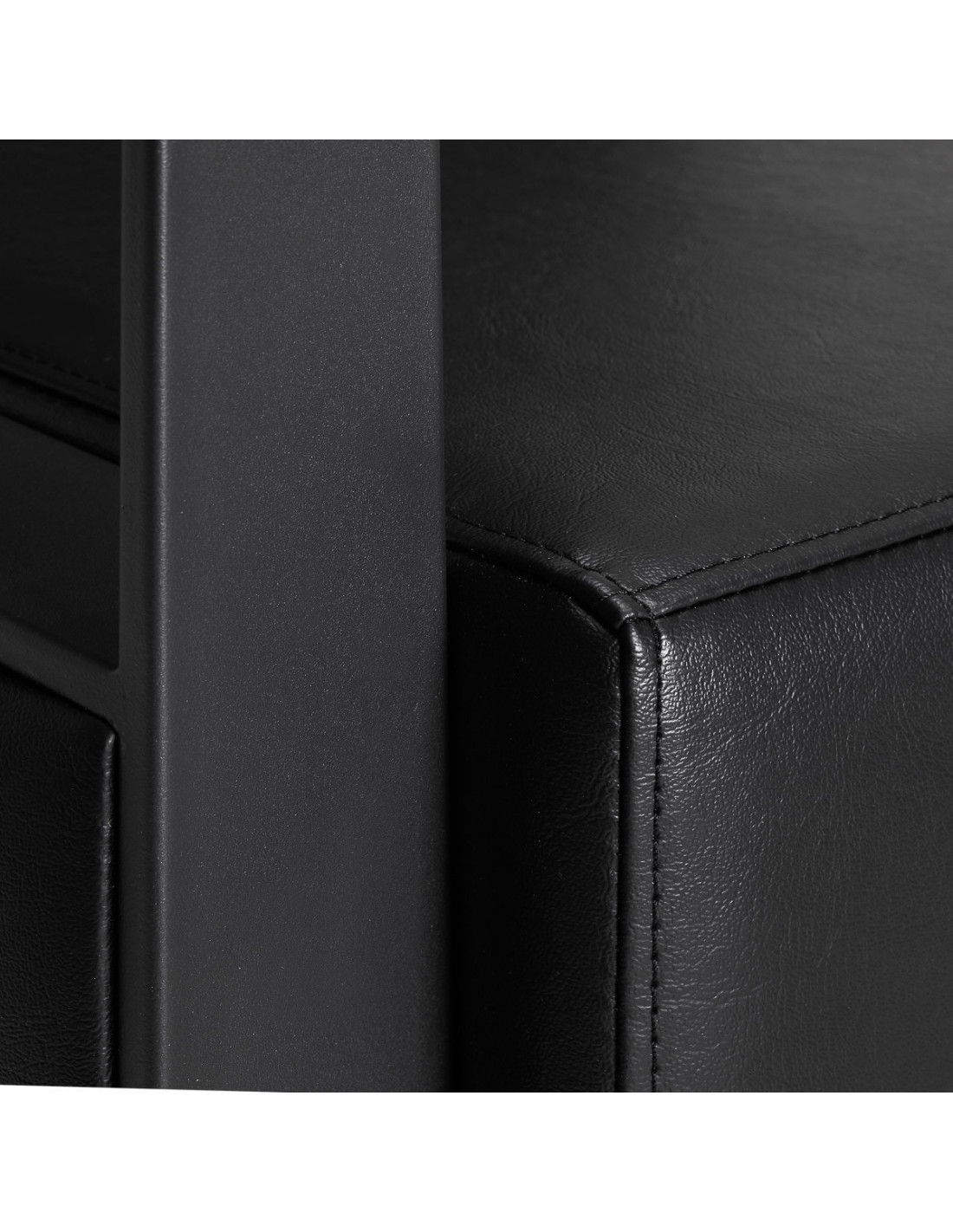 Gabbiano Modena Schwarzer Friseurstuhl {attributes}