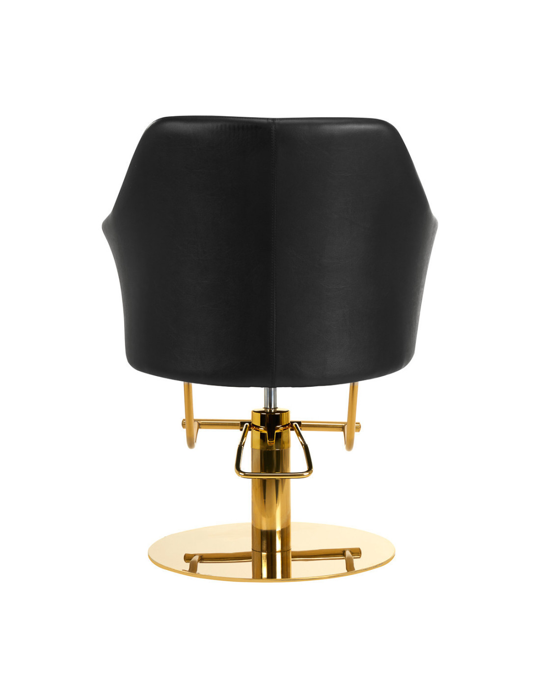 Gabbiano Marbella Gold Schwarz Friseurstuhl {attributes}