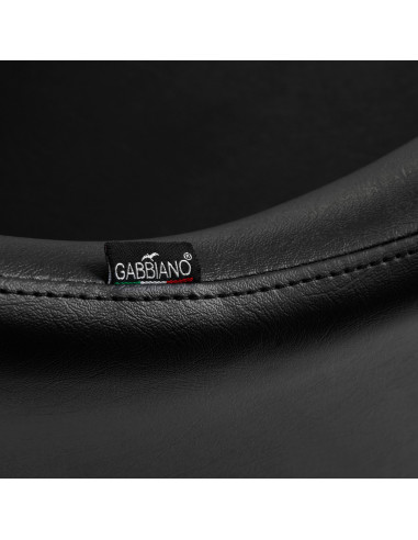  Chaise de coiffure gabbiano marbella or noir 