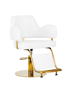 Sillón de peluquería Gabbiano Linz NQ, oro blanco