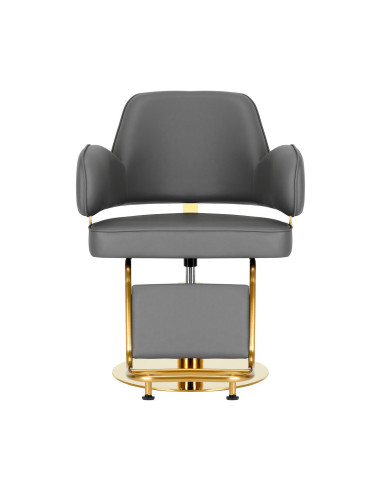  Chaise de coiffure gabbiano linz nq gris doré 