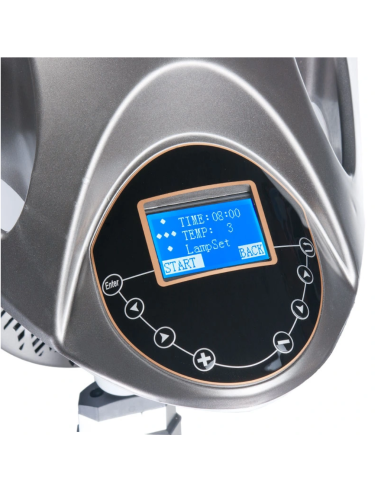 Hair color processor Climazon infrared quartz headset on Berraci arm 