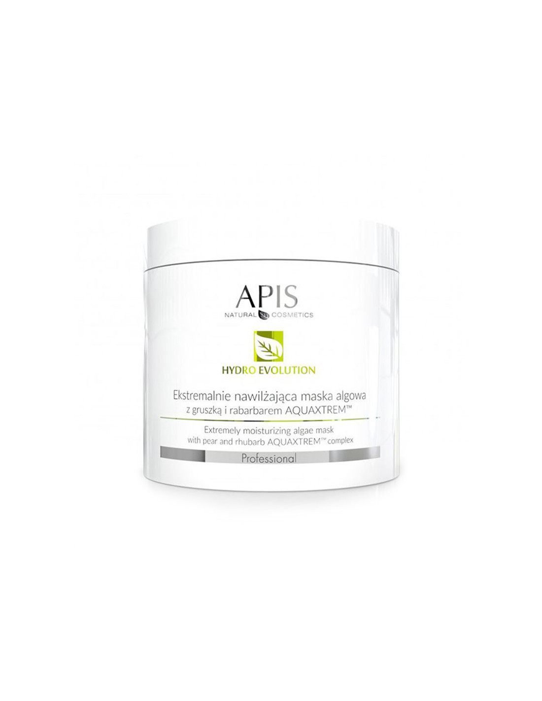Apis hydro evolution ekstremalnie nawilżająca maska algowa z gruszką i rabarbarem aquaxtrem™ 200 g 