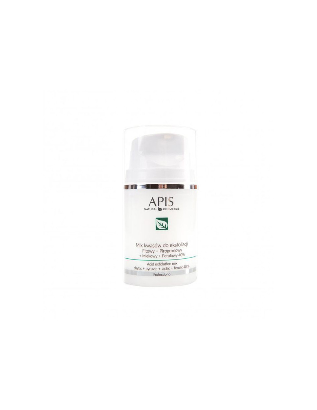 Apis mix kwasów 40 %, fitowy + pirogron. + mlekowy + ferul.50 ml 
