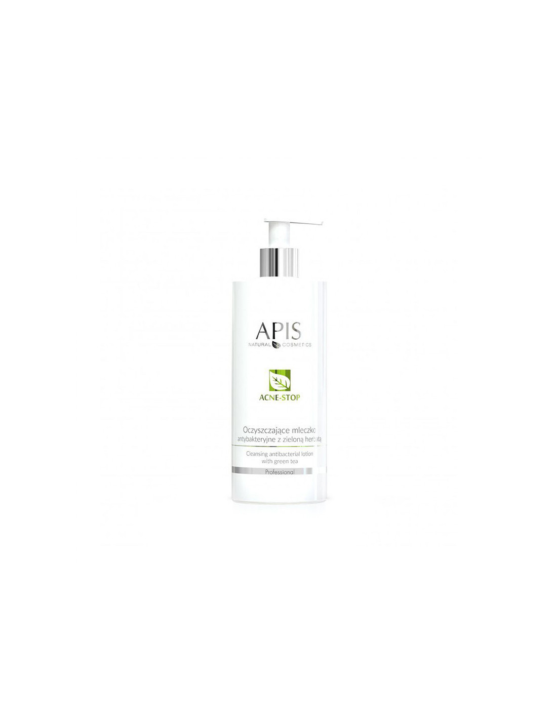 Apis acne-stop oczyszczające mleczko antybakt. z zieloną herbatą 500 ml 